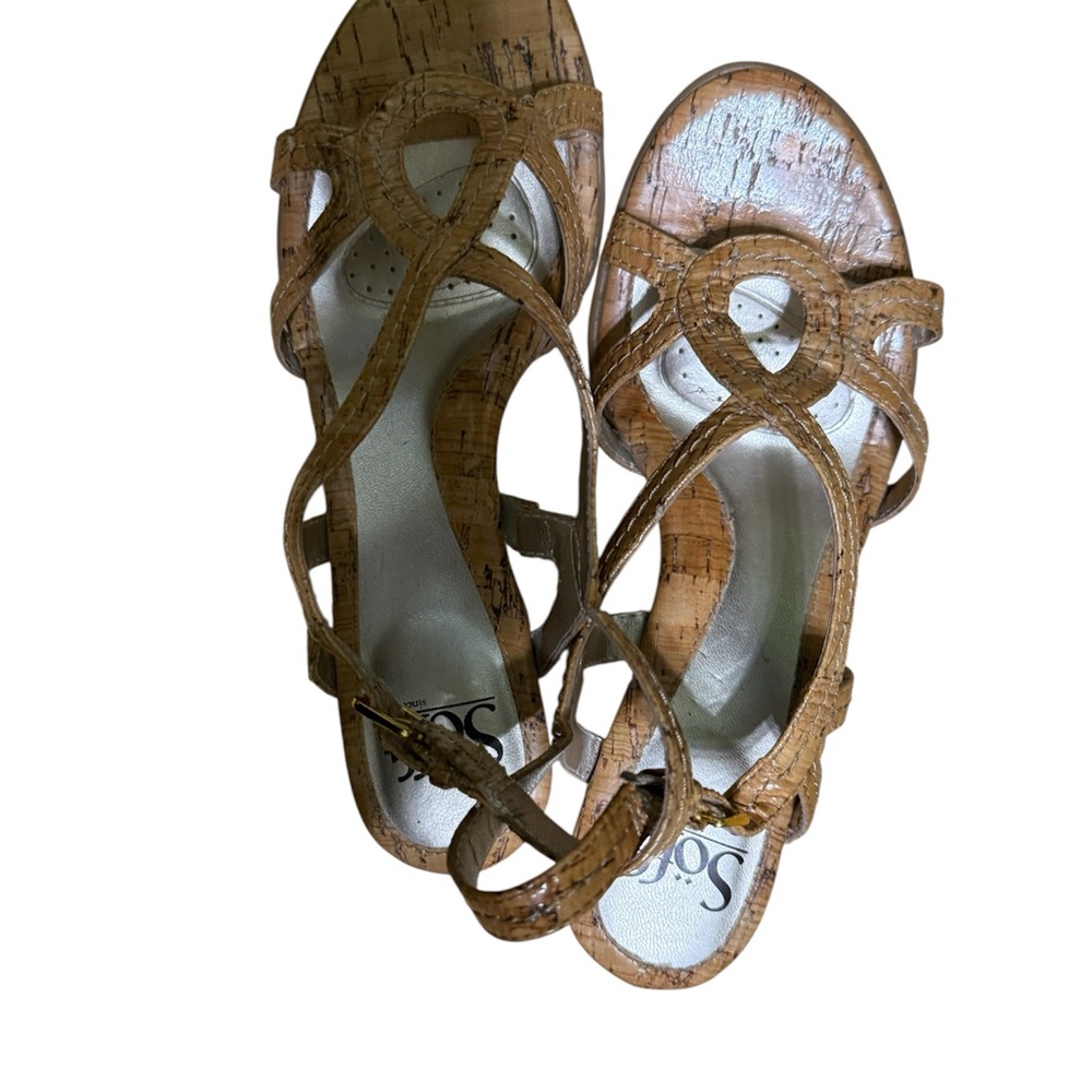 Söfft Cork Wedge Sandals – Size 7.7 – Lightly Worn